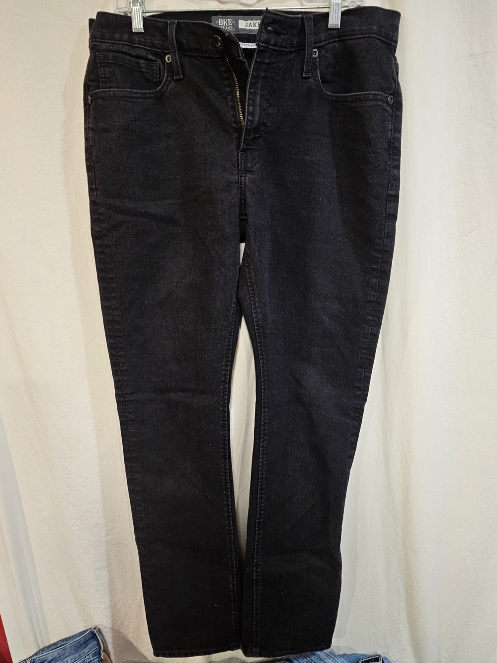 BKE Jake Straight Leg Jeans in Black